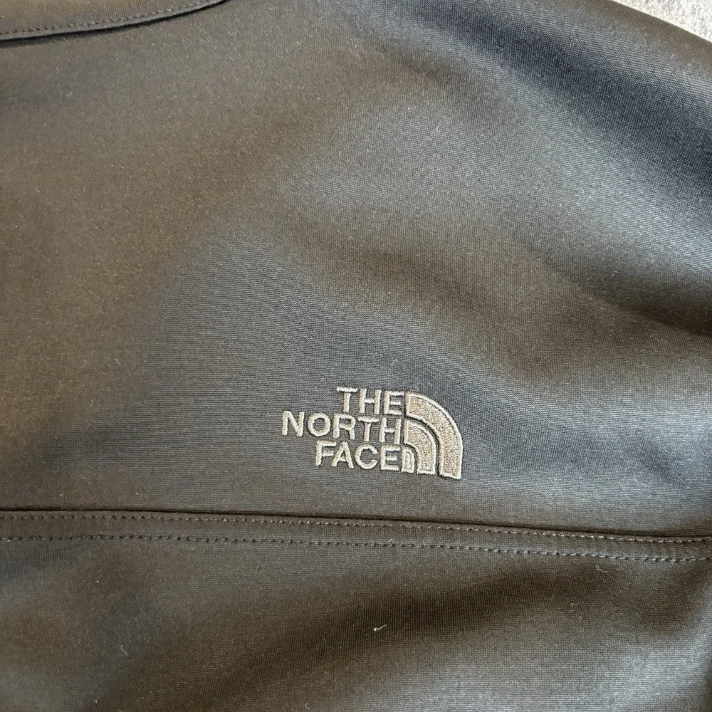 The North Face Jacket Mens‎ Xl Full Zip Up Black Polyester Softshell
